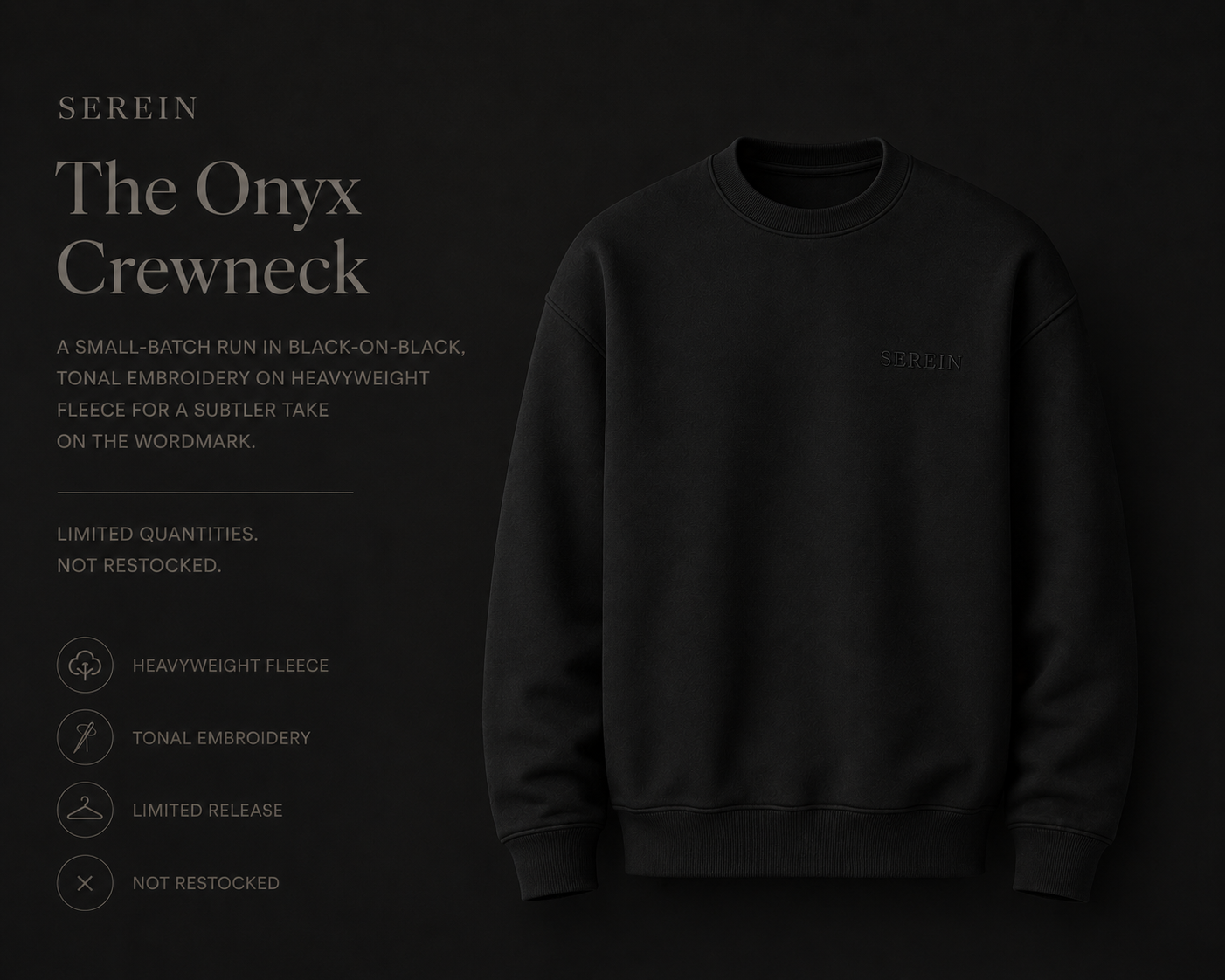 The Onyx Crewneck